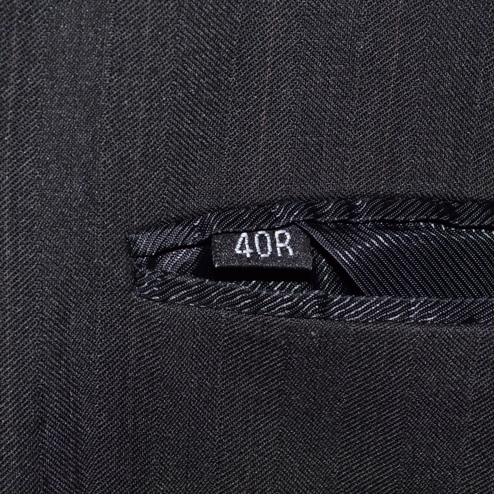 Caravelli 40R Sport Coat Blazer Suit Jacket Dark G - Picture 8 of 8